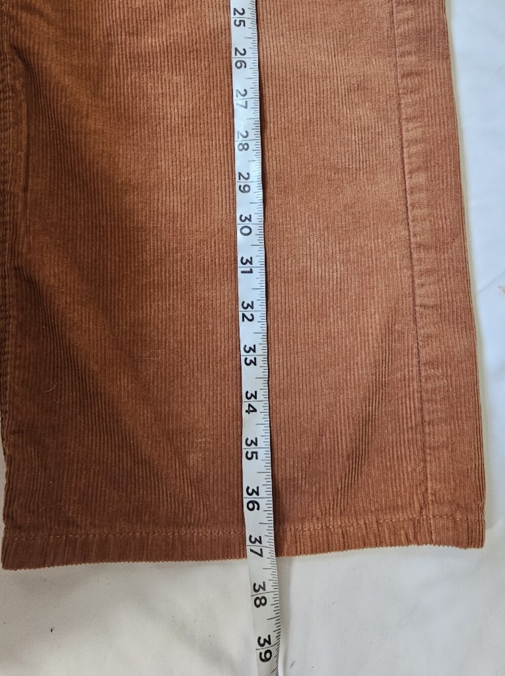 Sisstrevolution Rust Corduroy Wide Leg Pants Size 27/6 - Picture 15 of 16